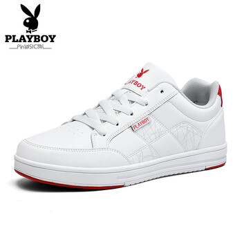 花花公子（PLAYBOY）板鞋白/紅 44，45，39，40，41，42，43