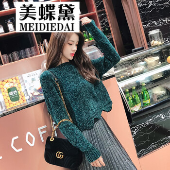 時(shí)尚系帶針織衫，讓你的少女心