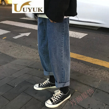 韓版帥氣女褲