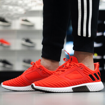 阿迪達(dá)斯（Adidas）跑步鞋BB6588 大紅色 40