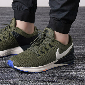 耐克（NIKE）跑步鞋AA1636-300墨綠白 