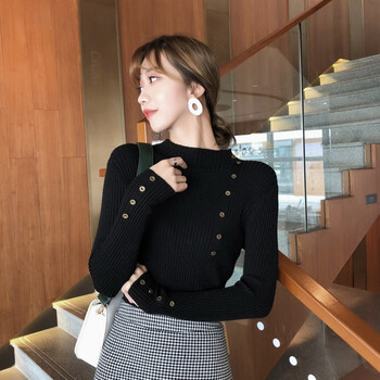 喇叭袖毛衣，打造甜美小臉