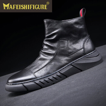 MAFEISHIFIGURE男士682黑色皮里 37