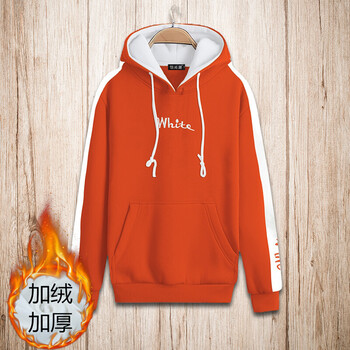 古萊登（GODLIKE） 七分袖 男士T恤 Y41橘色加絨款 XL，L，M，XXL