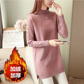 純色打底衫，微胖妹子的好選擇