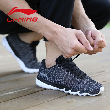 李寧（LI-NING）跑步鞋新基礎(chǔ)黑/銀灰色 42