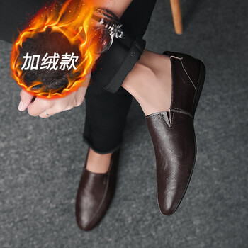 蒂諾克（DEALYORK）男士棕色棉鞋 40