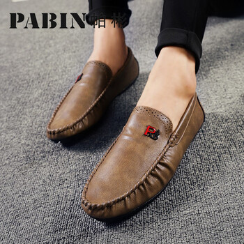 帕彬（PABIN）男士時(shí)尚休閑款 / 卡其色 41