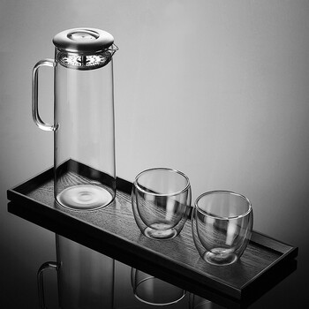 雙層隔熱玻璃杯，喝出健康水