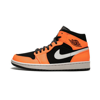 NIKE籃球鞋554724-062黑橙小扣碎 