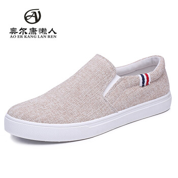 奧爾康懶人（AOERKANGLANREN）男士WX3103-米黃 