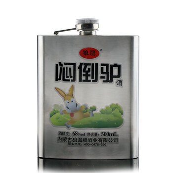 悶倒驢68度375mL-500mL，500ml 清香型，清香
