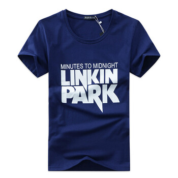 LIKEFIVE 短袖 男士T恤 linkinpark藍 