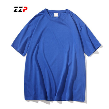 ZZP 短袖 男士T恤 寶藍色 