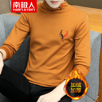 南極人（Nanjiren） 長(zhǎng)袖 男士T恤 8281卡其色 