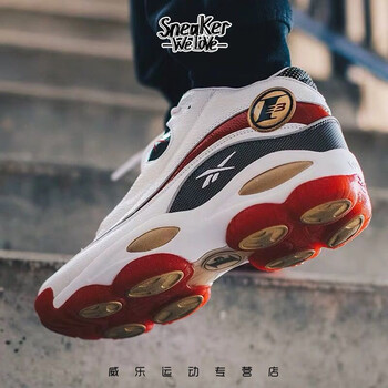 Reebok籃球鞋紅白CN7862 42
