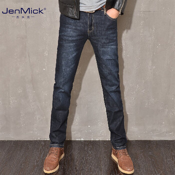 杰米克（JenMick） 直筒褲  男士牛仔褲