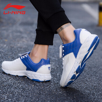 李寧（LI-NING）跑步鞋ASCN003-3晶藍色/標準白 