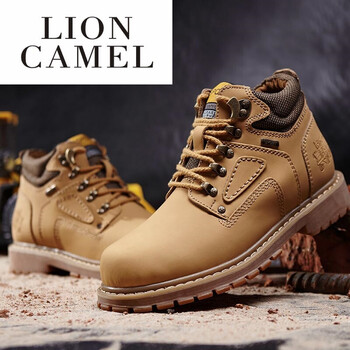 獅王駱駝（LIONCAMEL）男士黃色棉靴37-47 39