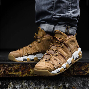 耐克（NIKE）籃球鞋 AA4060-200 小麥 棕色 麂皮 