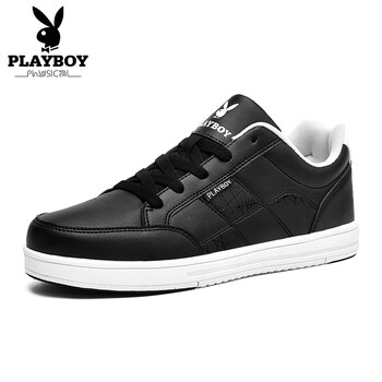 花花公子（PLAYBOY）板鞋黑色 44，45，39，40，41，42，43