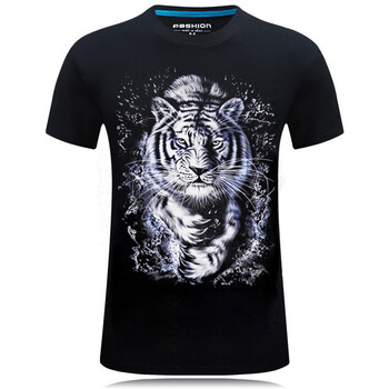 其他品牌 短袖 男士T恤 水滴虎 S，XL，4XL，5XL，L，M