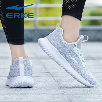 鴻星爾克（ERKE）跑步鞋正白 37