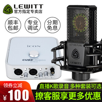 萊維特（LEWITT）  懸掛式 麥克風(fēng) LEWITT萊維特LCT440（單品）