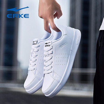 鴻星爾克（ERKE）板鞋正白035 