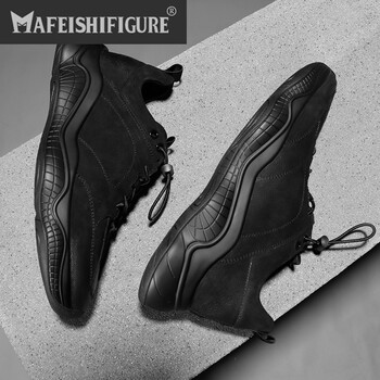 MAFEISHIFIGURE男士黑色黑底（加絨） 37