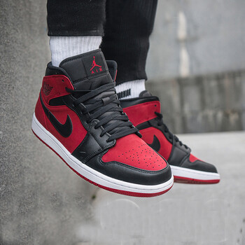 耐克（NIKE）籃球鞋黑紅554724-610 42