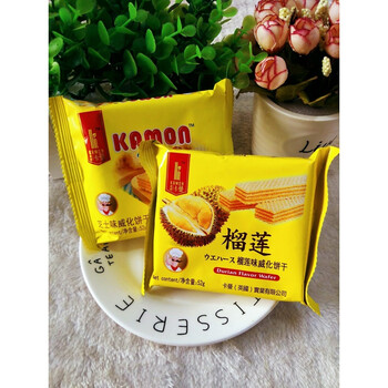 榴蓮威化餅干