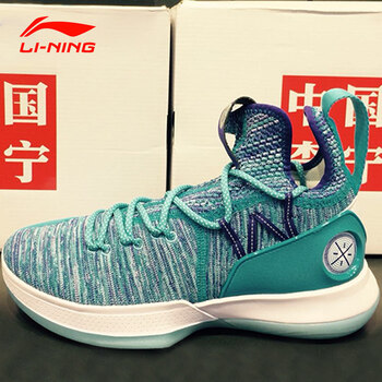 李寧籃球鞋海豚藍(lán)/自由紫/標(biāo)準(zhǔn)白 