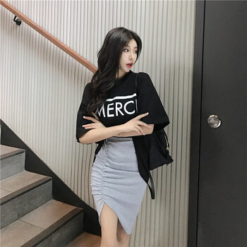 不規(guī)則半身裙，微胖女孩的小心機(jī)