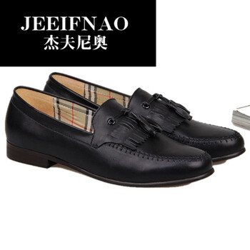 杰夫尼奧（JEEIFNAO）男士8066-8黑色 