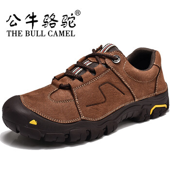 公牛駱駝（THE BULL CAMEL）男士M9006棕色四季單鞋 43