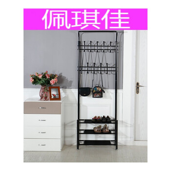 實木衣帽架，收納小能手