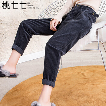 元素,樣式,口袋,燈芯絨多口袋褲,芯絨,流行,新款,趨勢(shì)