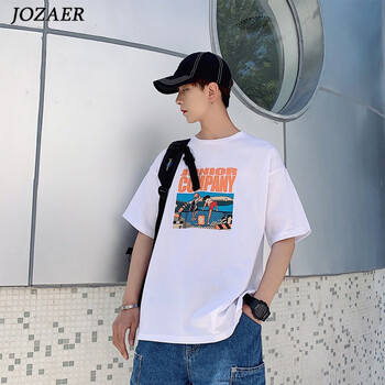 jozaer 短袖 男士T恤 T201黑色 