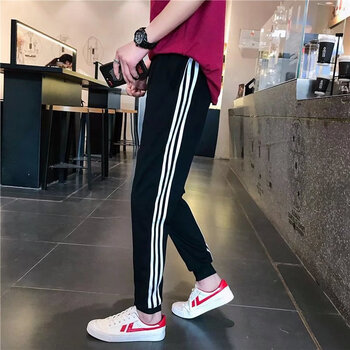 小孩黑色哈倫褲
