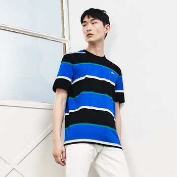 LACOSTE 短袖 男士T恤 KBR/黑色/藍(lán)色 