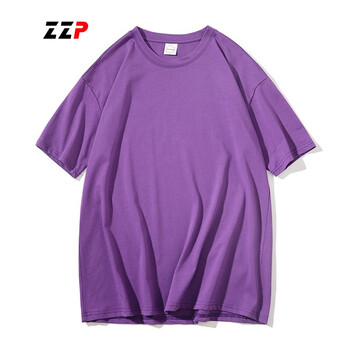 ZZP 短袖 男士T恤 紫色 