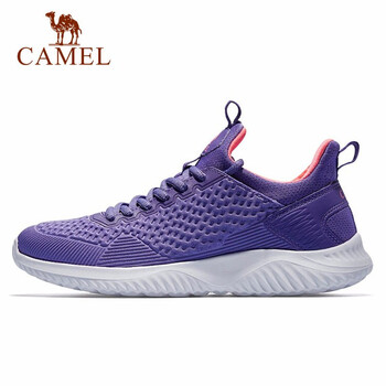 駱駝（CAMEL）跑步鞋紫色    女款A(yù)83318644 