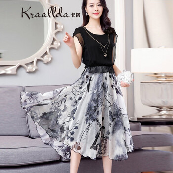 卡搭（kraallda）  印花 連衣裙