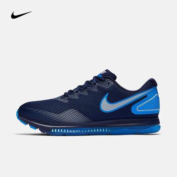 耐克（NIKE）跑步鞋AJ0035-401深藏青藍(lán)/相片藍(lán)/銀灰色 