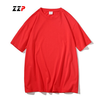 ZZP 短袖 男士T恤 紅色 