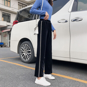 妃麗慕尚（FEILIMUSHANG） 松緊腰 闊腳褲 女 長(zhǎng)褲 休閑褲