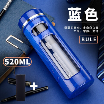 不銹鋼雙層玻璃杯，喝出好水