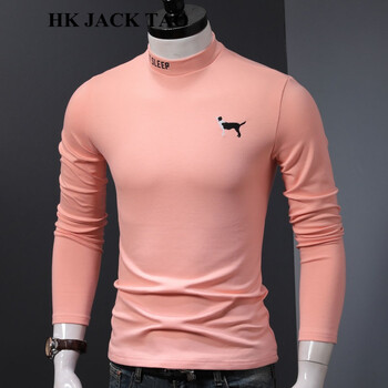 hk jack tao 長(zhǎng)袖 男士T恤 粉紅色 S，XL，4XL，L，XXL，M