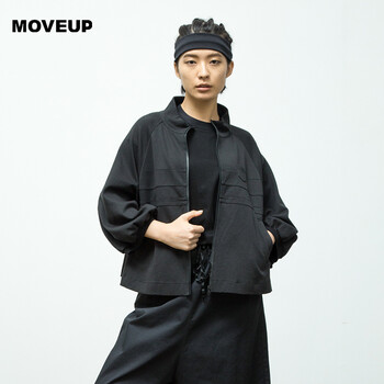 幻走（MOVEUP）  長(zhǎng)袖 女 短外套 拼接
